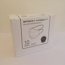 Load image into Gallery viewer, Brezy™ Mask - White, Head Straps 10-box