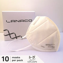 Load image into Gallery viewer, Brezy™ Mask - White, Ear Loops 10-box