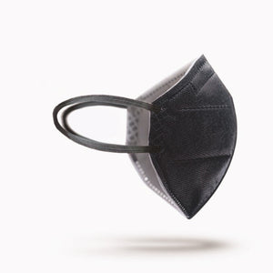 Brezy™ Mask - Black, Ear Loops 10-box