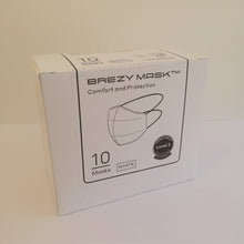 Load image into Gallery viewer, Brezy™ Mask - White, Head Straps 10-box
